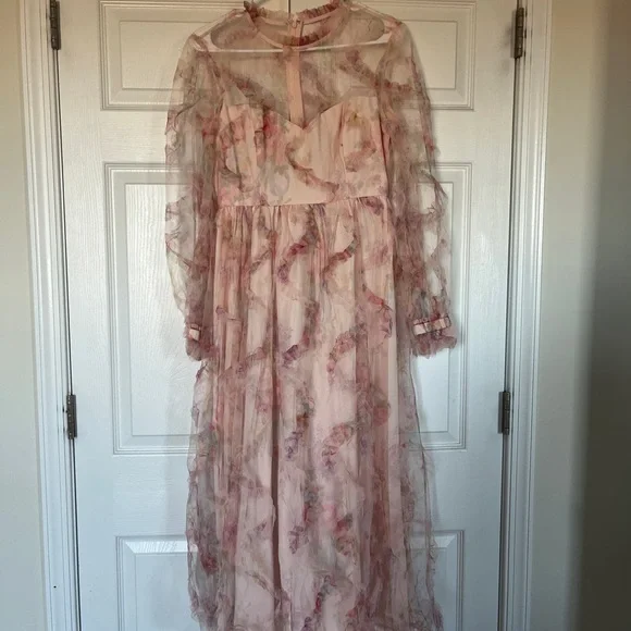 These Three Boutique Floral Lace Dress - Picture 2 of 2